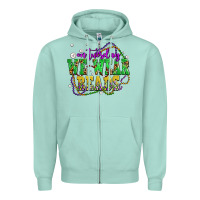 Seafoam on tuesday we wear beads olivia Zipper Hoodie - OliviaCreatesArt