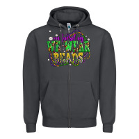 Smoke on tuesday we wear beads olivia Zipper Hoodie - OliviaCreatesArt