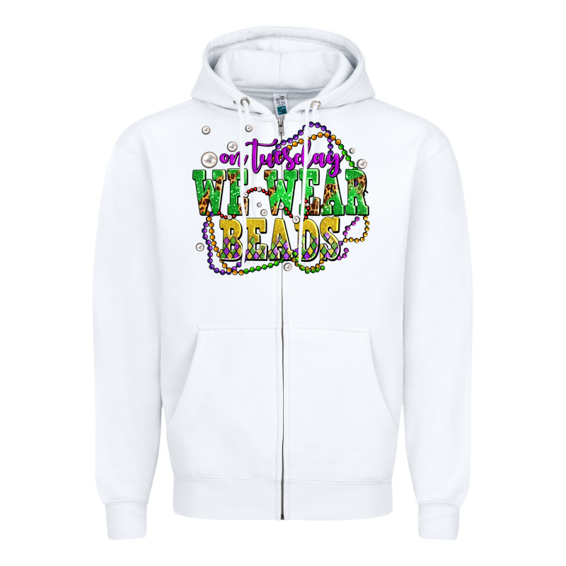 On Tuesday We Wear Beads Olivia Zipper Hoodie by OliviaCreatesArt | Teevron