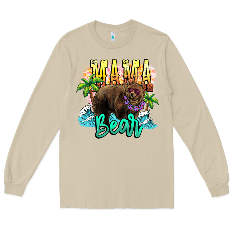 Mama Bear Summer Long Sleeve Tee by NancyCooperArtShop | Teevron