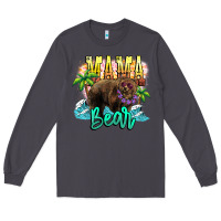 Smoke Mama bear summer Long Sleeve Tee - NancyCooperArtShop