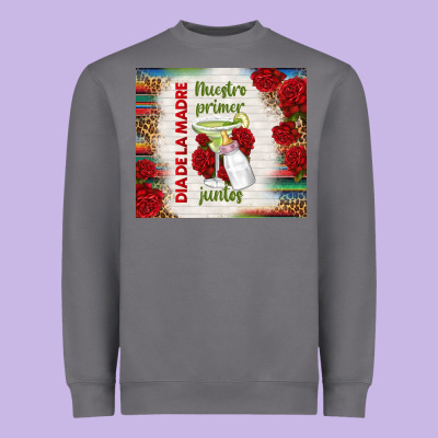 Nuestro Primer Dia De La Madre Juntos Heavyweight Sweatshirt Designed By Tumblerdesignbyshophia
