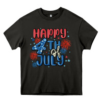 Asphalt happy 4th of july Heavy Core Tee - MaliasSmallBusiness