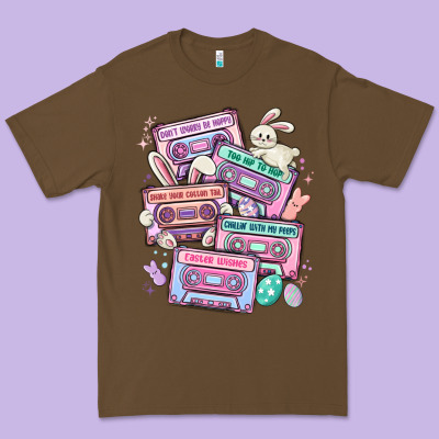 Easter Cassette Tapes Premium Tee Designed By Maliassmallbusiness