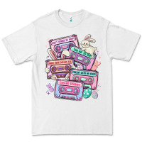 White easter cassette tapes Premium Tee - MaliasSmallBusiness