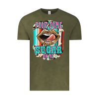 Vintage Olive Pour Some Sugar On Me Vintage Tee - JahusDesignShop