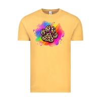 Vintage Mustard pride dog paw Vintage Tee - Artiststas