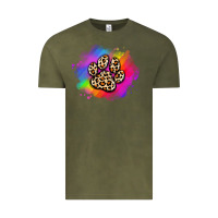 Vintage Olive pride dog paw Vintage Tee - Artiststas