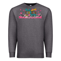 Charcoal Heather best teacher ever libbey glass Premium Sweatshirt - BundleAndBundleShop