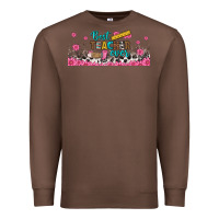 Chestnut best teacher ever libbey glass Premium Sweatshirt - BundleAndBundleShop