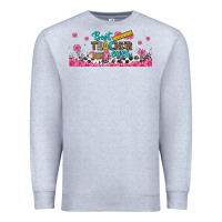 Heather Grey best teacher ever libbey glass Premium Sweatshirt - BundleAndBundleShop