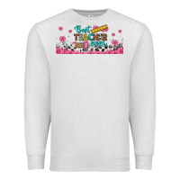 Oatmeal Heather best teacher ever libbey glass Premium Sweatshirt - BundleAndBundleShop