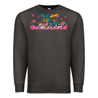 Smoke best teacher ever libbey glass Premium Sweatshirt - BundleAndBundleShop