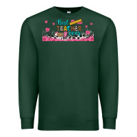 Sports Green best teacher ever libbey glass Premium Sweatshirt - BundleAndBundleShop