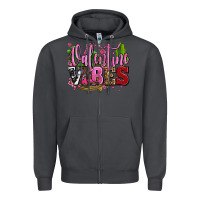 Smoke valentine vibes with cowgirl boots olivia Zipper Hoodie - OliviaCreatesArt