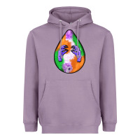 Lavender halloween hands teardrop Heavyweight Hoodie - BundleAndBundleShop