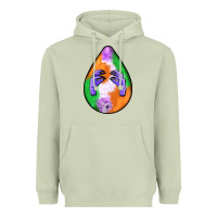 Matcha halloween hands teardrop Heavyweight Hoodie - BundleAndBundleShop