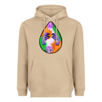 Mushroom halloween hands teardrop Heavyweight Hoodie - BundleAndBundleShop
