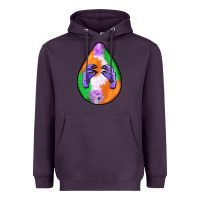 Plum halloween hands teardrop Heavyweight Hoodie - BundleAndBundleShop