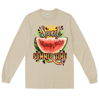 Mushroom sweet summer time watermelon Long Sleeve Tee - NancyCooperArtShop