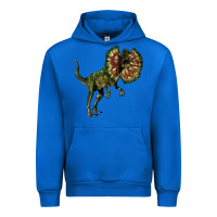 Cobalt Dilophosaurus Urban Hoodie - LillyAllenDesigns
