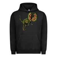 Pigment Black Dilophosaurus Urban Hoodie - LillyAllenDesigns