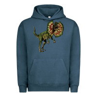 Pigment Midnight Navy Dilophosaurus Urban Hoodie - LillyAllenDesigns