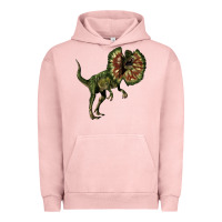 Pigment Salmon Dilophosaurus Urban Hoodie - LillyAllenDesigns