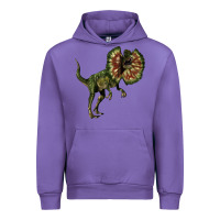 Tulip Dilophosaurus Urban Hoodie - LillyAllenDesigns
