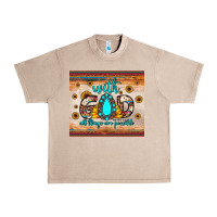 French Oak with god all things are possible matthew 19 26 Urban Heavy Tee - JahusDesignShop