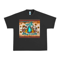 Pigment Black with god all things are possible matthew 19 26 Urban Heavy Tee - JahusDesignShop