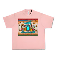 Salmon with god all things are possible matthew 19 26 Urban Heavy Tee - JahusDesignShop