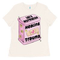 Bone let's normalize healing trauma Ladies Tee - MaliasSmallBusiness