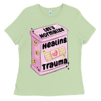 Matcha let's normalize healing trauma Ladies Tee - MaliasSmallBusiness