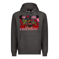Smoke My dog is my Valentine's Day Premium Hoodie - FaDigitalArtStudio