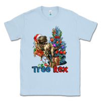 Dusty Blue Tree Rex T-Rex Classic Tee - LillyAllenDesigns