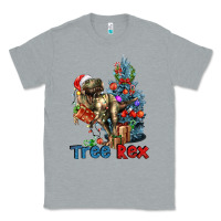 Heather Grey Tree Rex T-Rex Classic Tee - LillyAllenDesigns