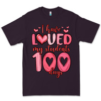Plum i have loved my students 100 days Premium Tee - MaliasSmallBusiness