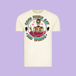 Good Moms Say Bad Words Vintage Tee Designed By Artiststas