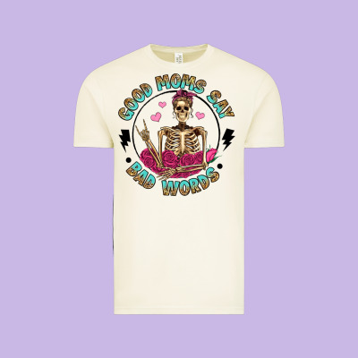 Good Moms Say Bad Words Vintage Tee Designed By Artiststas