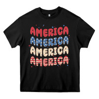 Black america Heavy Core Tee - MaliasSmallBusiness