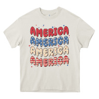 Cream america Heavy Core Tee - MaliasSmallBusiness