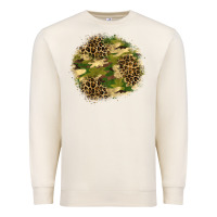 Sandshell camouflage and leopard patch  2 Premium Sweatshirt - BundleAndBundleShop