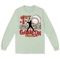 Matcha back to school 1st baseball game on Long Sleeve Tee - NancyCooperArtShop