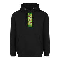 Black american football with lightning bolt  pen wrap Heavyweight Hoodie - BundleAndBundleShop