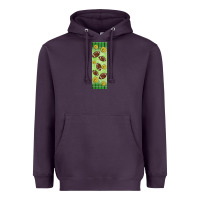 Plum american football with lightning bolt  pen wrap Heavyweight Hoodie - BundleAndBundleShop