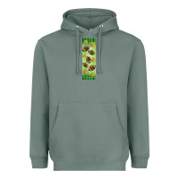 Sage american football with lightning bolt  pen wrap Heavyweight Hoodie - BundleAndBundleShop