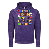 Cloud Purple pride pronouns Vintage Hoodie - Artiststas
