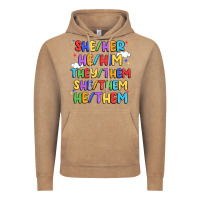Pride Pronouns Vintage Hoodie | Teevron