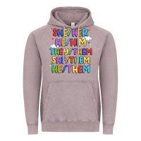 Vintage Zinc pride pronouns Vintage Hoodie - Artiststas